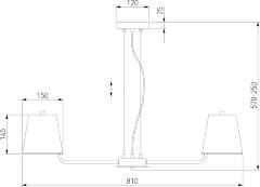 Подвесная люстра Eurosvet 60155/8 хром