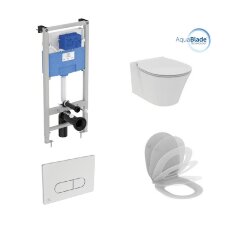 Пневматический промо-набор 4 в 1 Ideal Пневматический комплект Standard ProSys + Подвесной унитаз и