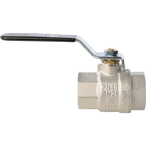 Кран шаровой полнопроходной ВР/ВР рычаг 1" Stout