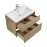 Тумба под раковину Aquaton Либерти 75, 2 ящика, дуб эльвезия (1A279501LYC70)