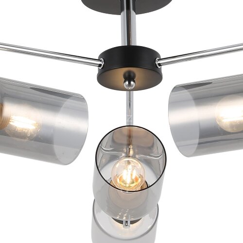 Потолочная люстра ILLUMICO IL8249-6COU-79 BK CR