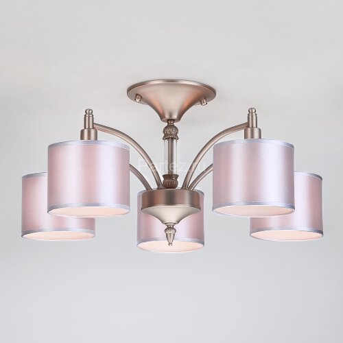 Потолочная люстра Eurosvet 60080/5 сатин-никель