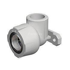 Угол комб. PPR-ВР с крепл. D20х1/2" MeerPlast