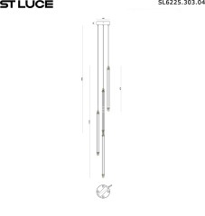 Подвесной светильник ST Luce SL6225.303.04