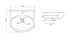 Раковина AQUATON SMILE 50, белая (1WH207781)