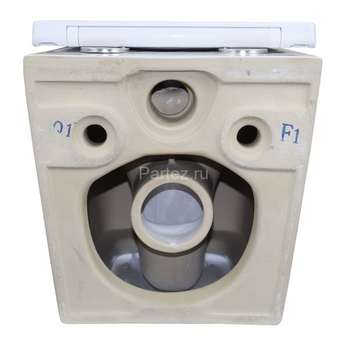 Унитаз подвесной Azario PRO 490х345х355 безободковый, в комплекте с быстросъемным сидением микролифт