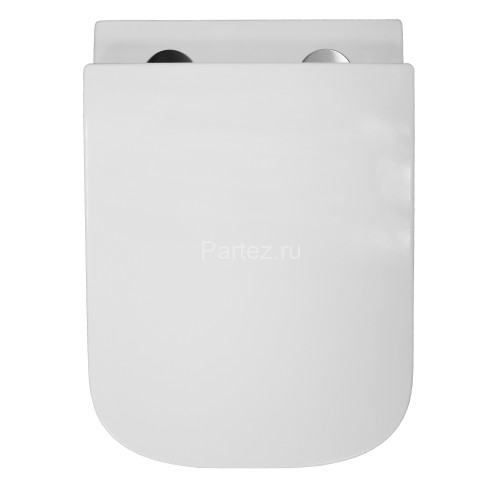 Унитаз подвесной Azario PRO 490х345х355 безободковый, в комплекте с быстросъемным сидением микролифт