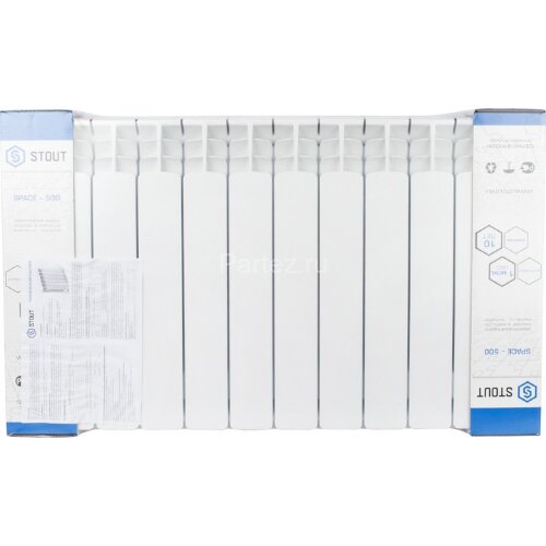 Радиатор биметаллический STOUT Space 500-12