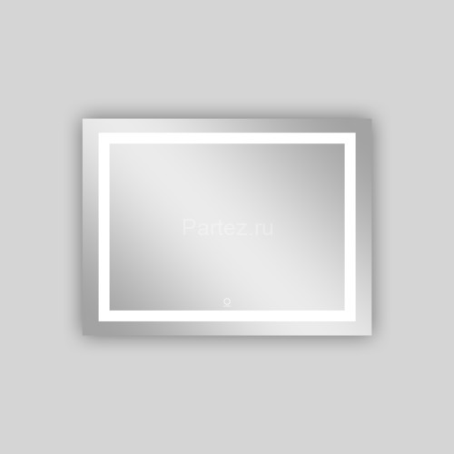 Зеркало AZARIO Alysa 800х600 с подсветкой, сенсорный выключатель с функцией диммера (AZ-Z-046-1CS)