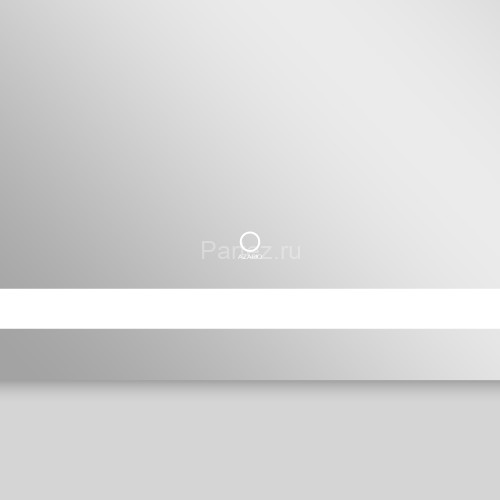 Зеркало AZARIO Alysa 800х600 с подсветкой, сенсорный выключатель с функцией диммера (AZ-Z-046-1CS)