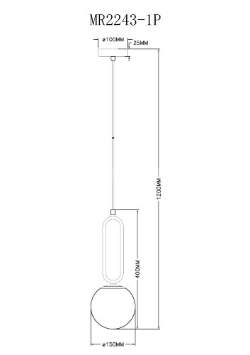 Подвесной светильник MyFar MR2243-1P