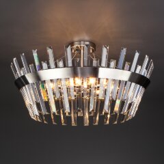 Потолочная люстра Eurosvet 10111/8 сатин-никель