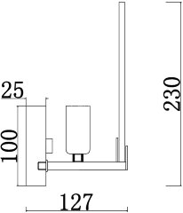 Бра Freya FR5197WL-01BS