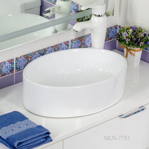 Накладная раковина melana mln-7151