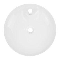 Раковина-чаша Azario 460x460x100 накладная, круглая, белый глянец (AZ-3204)