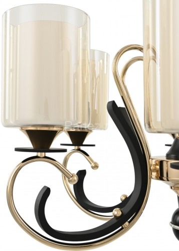 Подвесная люстра Arte Milano 302237/5 Bk/Gd