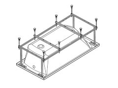 Каркас для ванны Santek КАЛЕДОНИЯ 170х75 (1.WH30.2.392)