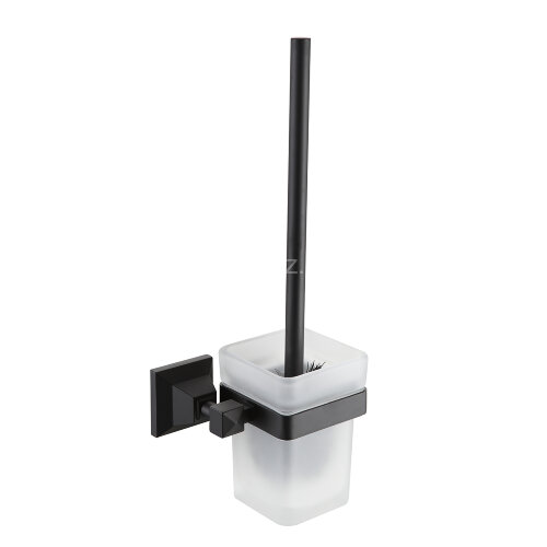 Ёрш подвесной AZARIO ALTRE со стеклянной колбой, черный матовый (AZ96013B)