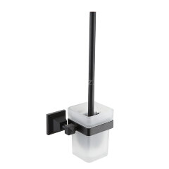 Ёрш подвесной AZARIO ALTRE со стеклянной колбой, черный матовый (AZ96013B)