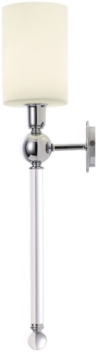 Бра Crystal Lux MIRABELLA AP1 CHROME/WHITE
