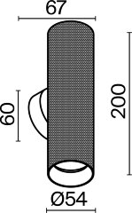 Настенный светильник Maytoni C080WL-02-GU10-MG