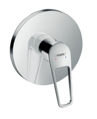 71365000 Novus Loop Однорычажный смеситель для душа, с рукояткой-петлей, скрытый монтаж, хром