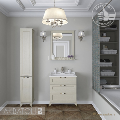 Пенал напольный AQUATON Леон Дуб бежевый (1A187903LBPR0)