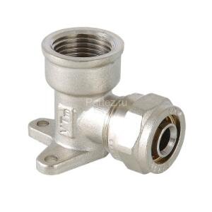 Угол обжимной с креплением 20х3/4" VALTEC