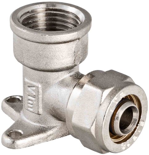 Угол обжимной с креплением 20х3/4" VALTEC