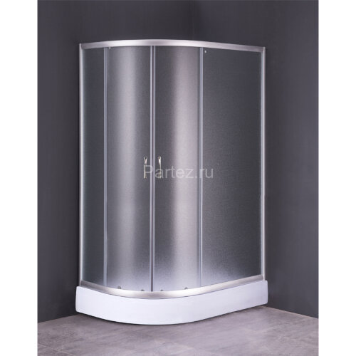 Душевое ограждение Loranto 120х80х195, низкий поддон 13 см, матовое стекло 4 мм (CS-827AR)