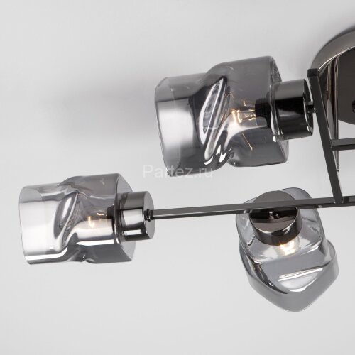 Потолочная люстра Eurosvet 30165/6 черный жемчуг