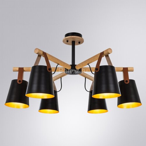 Потолочная люстра Arte Lamp A7032PL-6BK
