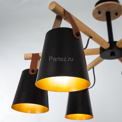 Потолочная люстра Arte Lamp A7032PL-6BK