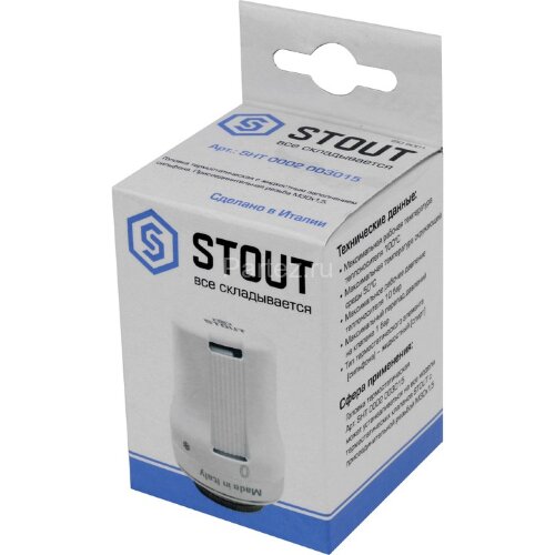 Головка термостатическая жидкостная M30x15 Stout