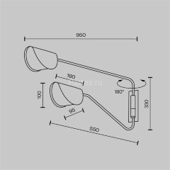 Бра Maytoni MOD126WL-02B