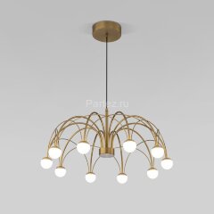 Подвесная люстра Eurosvet 90030/10 LED золото