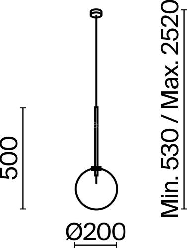 Подвесной светильник Maytoni MOD172PL-01B