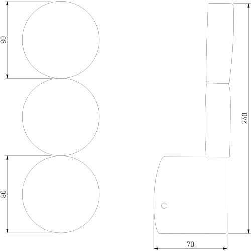 Настенный светильник Elektrostandard 40130/LED золото
