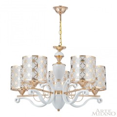 Подвесная люстра Arte Milano 303097/5 Wh/Gd