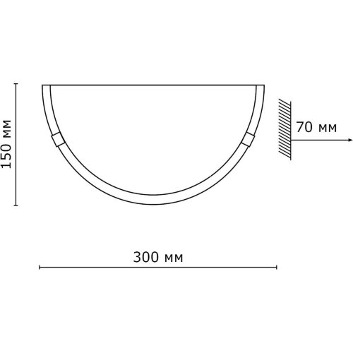 Настенный светильник Sonex 053 золото