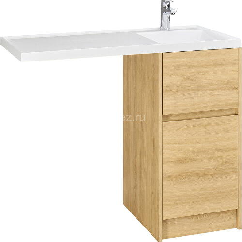 Тумба под раковину Aquaton Лондри 40 без фасада, дуб Сантана (1A267001LH0C0)