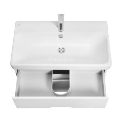 Тумба под раковину AQUATON Оливия 80 Белый матовый (1A283101OL010)