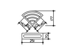 Полочка Keuco Elegance, Хром (11657010000)