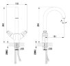 Смеситель для кухни Lemark Lotus LM2705C