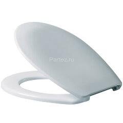 Крышка-сиденье для унитаза Haro Океан быстросъемное стальное крепление, белое (522360)