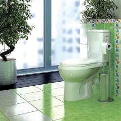 Унитаз-компакт Ирида Комфорт, горизонтальный выпуск, быстросъемное сиденье с микролифтом, белый (403