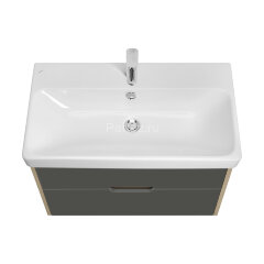 Тумба под раковину AQUATON Оливия 80 Грей/Дуб Ойстер (1A283101OLUG0)