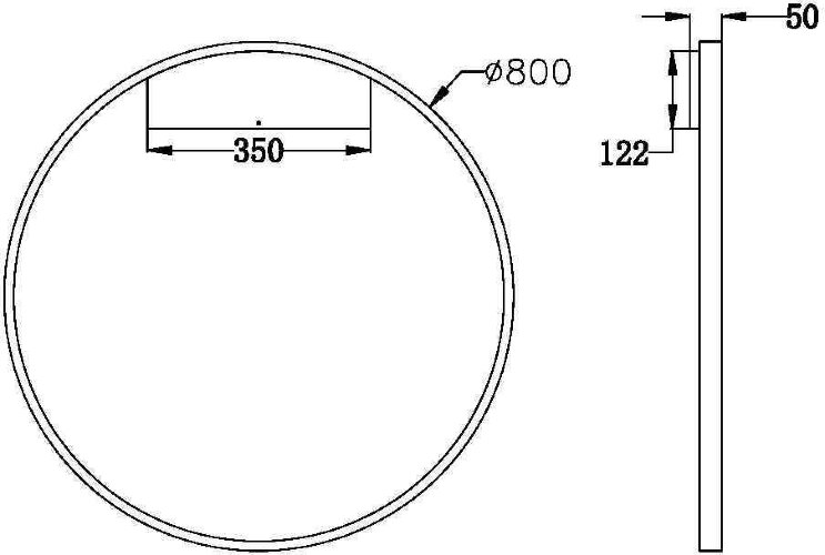Настенный светильник Maytoni MOD058WL-L50B3K