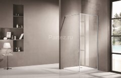 Душевая перегородка Azario RICHMOND 6310 Walk-in 800х2000 прозрачное стекло 6 мм, цвет профиля серебро (AZ-NAG6310 800)