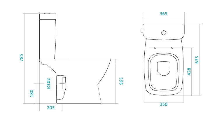 Унитаз-компакт Santek Нео напольный, с сиденьем микролифт (1.WH30.2.194)